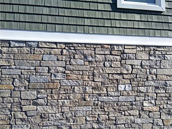 Copper mt ashlar - house facade